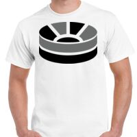 T-shirt Gildan Hammer adulte, manches courtes, 100% coton épais et doux, 203 g/m², tailles S au 5XL. Vignette