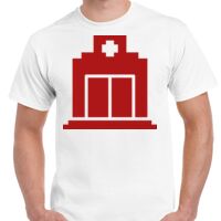 T-shirt Gildan Hammer adulte, manches courtes, 100% coton épais et doux, 203 g/m², tailles S au 5XL. Vignette