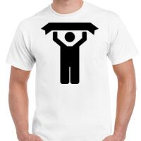 T-shirt Gildan Hammer adulte, manches courtes, 100% coton épais et doux, 203 g/m², tailles S au 5XL. Vignette