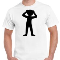 T-shirt Gildan Hammer adulte, manches courtes, 100% coton épais et doux, 203 g/m², tailles S au 5XL. Vignette