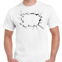 T-shirt Gildan Hammer adulte, manches courtes, 100% coton épais et doux, 203 g/m², tailles S au 5XL. Vignette