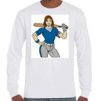 T-Shirt Hammer Manches Longues de Marque Gildan Vignette