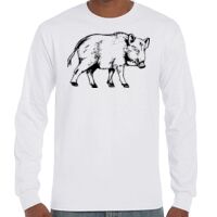 T-Shirt Hammer Manches Longues de Marque Gildan Vignette