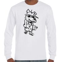 T-Shirt Hammer Manches Longues de Marque Gildan Vignette