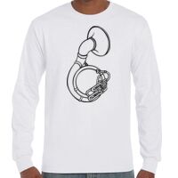 T-Shirt Hammer Manches Longues de Marque Gildan Vignette