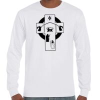 T-Shirt Hammer Manches Longues de Marque Gildan Vignette