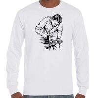 T-Shirt Hammer Manches Longues de Marque Gildan Vignette