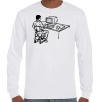 T-Shirt Hammer Manches Longues de Marque Gildan Vignette