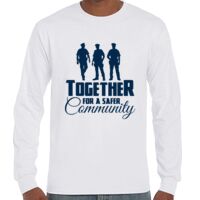 T-Shirt Hammer Manches Longues de Marque Gildan Vignette