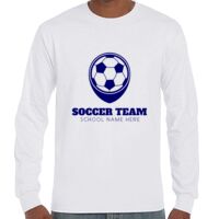 T-Shirt Hammer Manches Longues de Marque Gildan Vignette