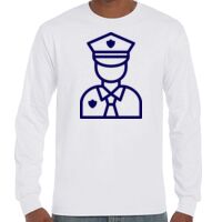 T-Shirt Hammer Manches Longues de Marque Gildan Vignette