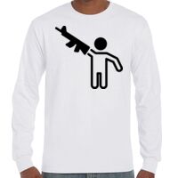 T-Shirt Hammer Manches Longues de Marque Gildan Vignette